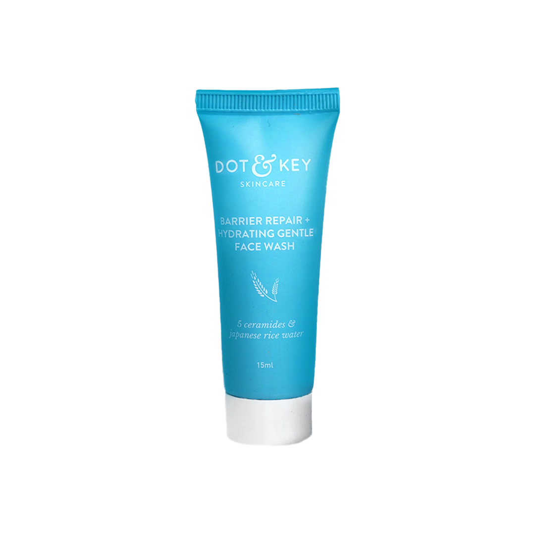 DOT & KEY Barrier Repair + Hydrating Gentle Face Wash – 15ml